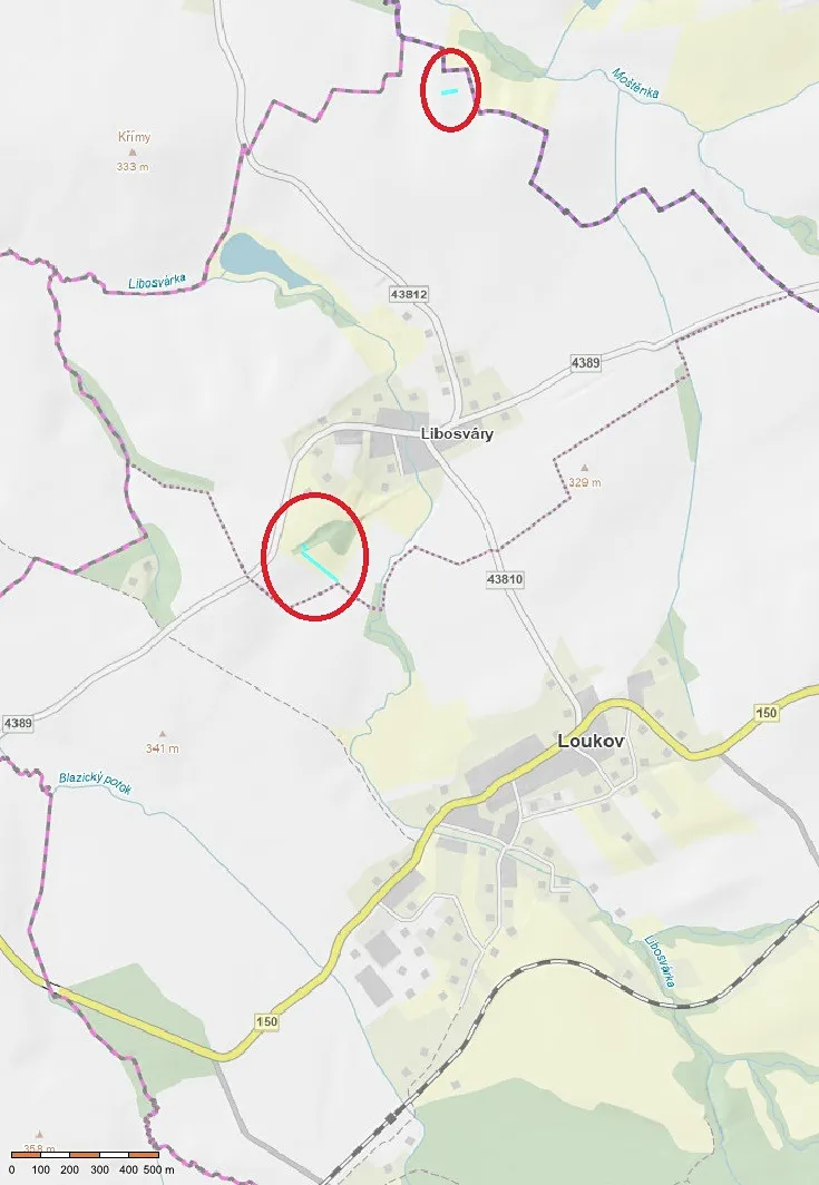 Prodej pole 2250 m²